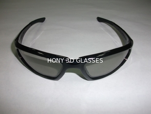Lekkie pasywne okrągłe spolaryzowane okulary 3D Real D do filmów i kin